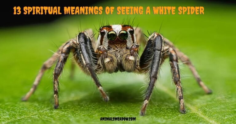 Spiritual Meanings of Seeing a White Spider