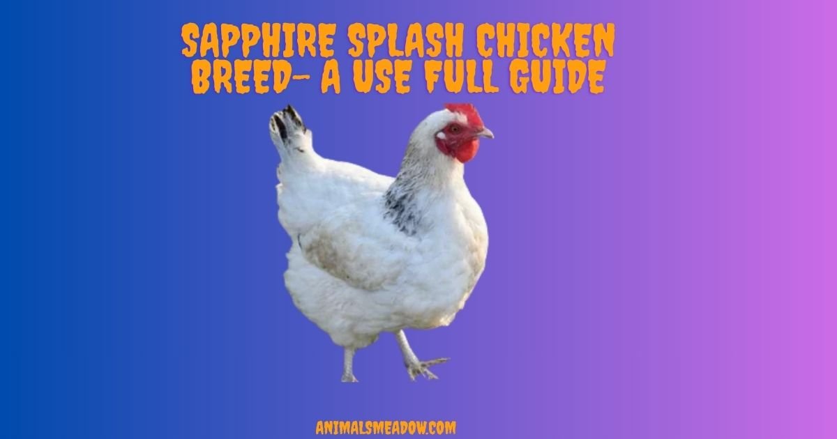 Sapphire Splash Chicken Breed