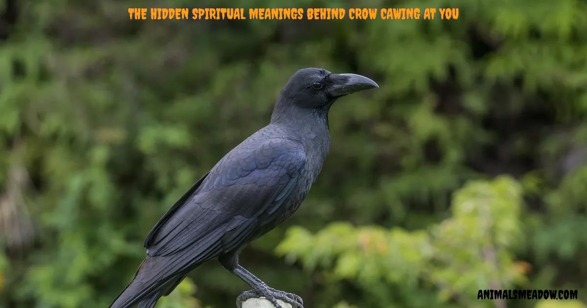 Spiritual Meanings Behind Crow Cawing at You